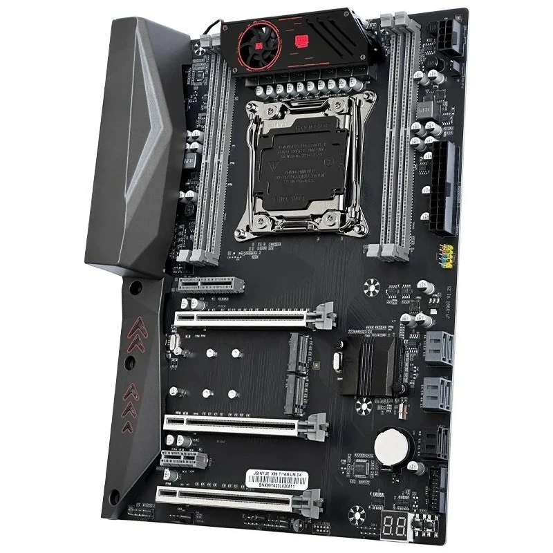 X99 Chipset Motherboard, 4 Channel DDR4 Supported, 10 Layers PCB & 8 Phase Power Supply Design