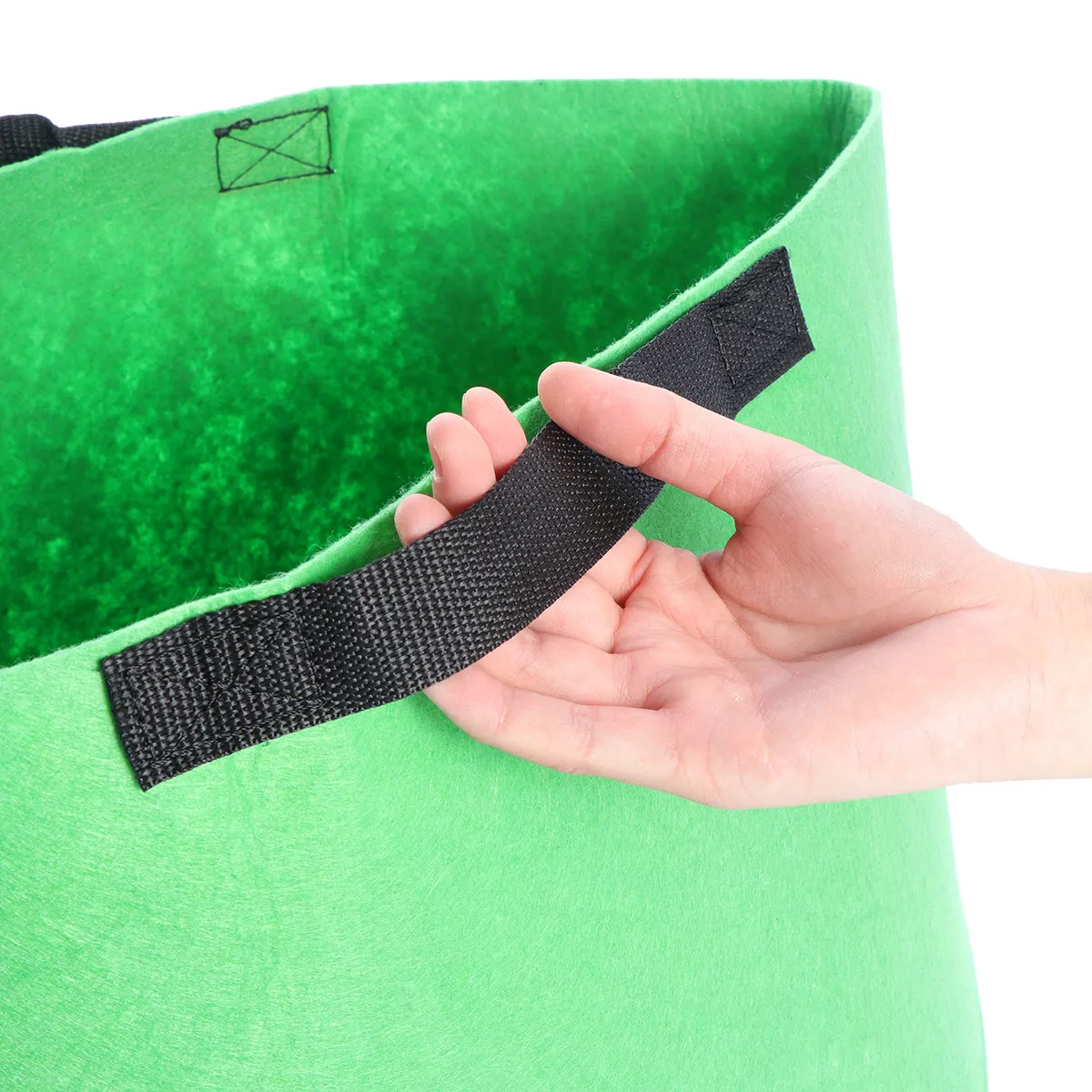 10 Gallon Nutrient Eco Friendly Bpa Free Fabric Pot for Maximum Aeration Water Nutrient Delivery Nursery Planting
