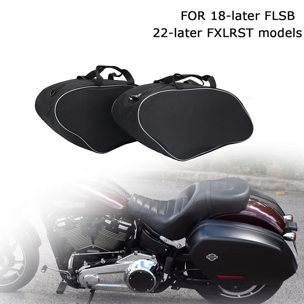 

Для FLSB Softail Sport Glide 2018-UP FXLRST Low Rider ST 2022, седельная сумка, вкладыши для багажа, туристическая упаковка, внутренние сумки, сумка через плечо