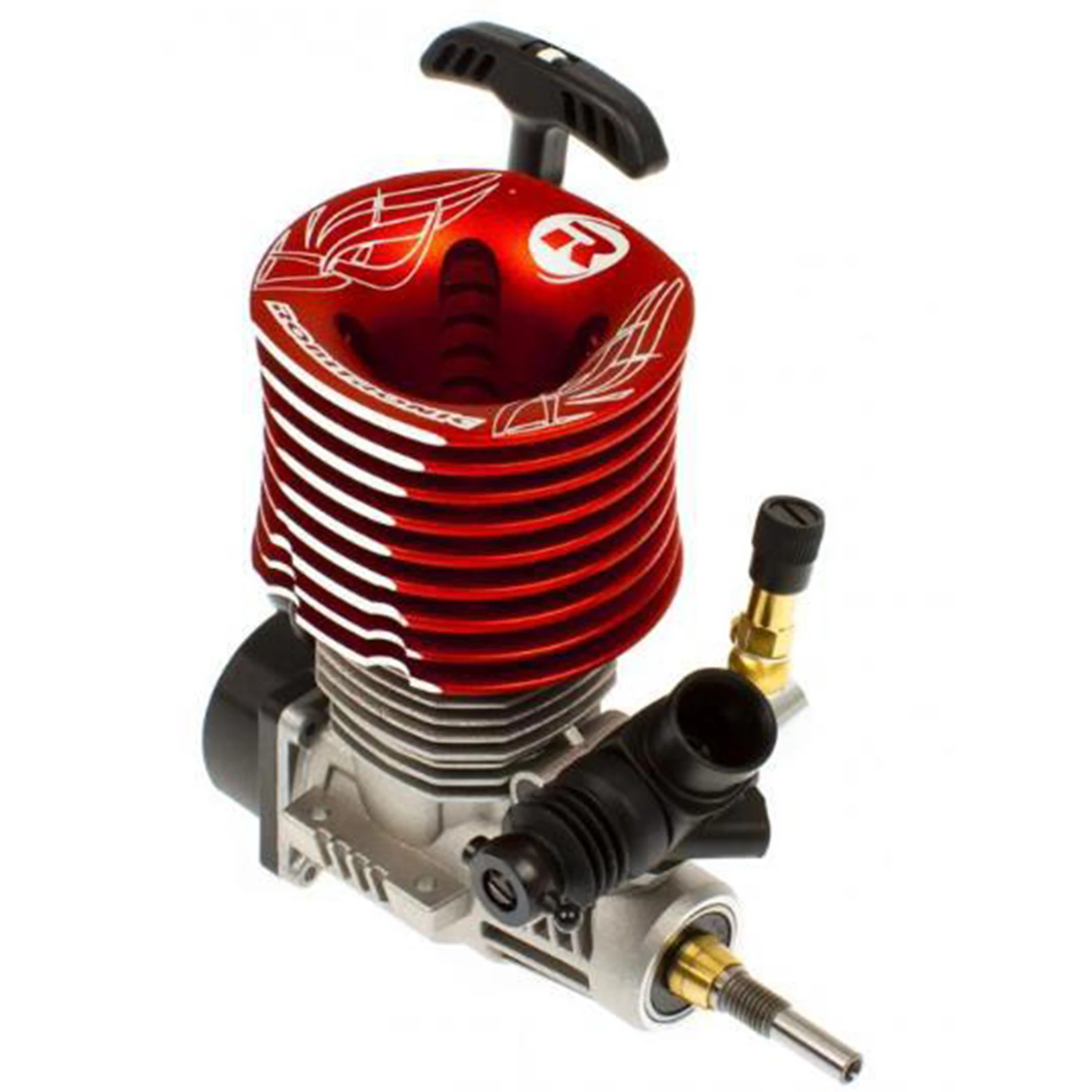 Methanol Nitro Engine Model Metal Material Hand Pull Start Suitable for 1/8 Off-road Truck Remote Control Car Hand Assembled Toy