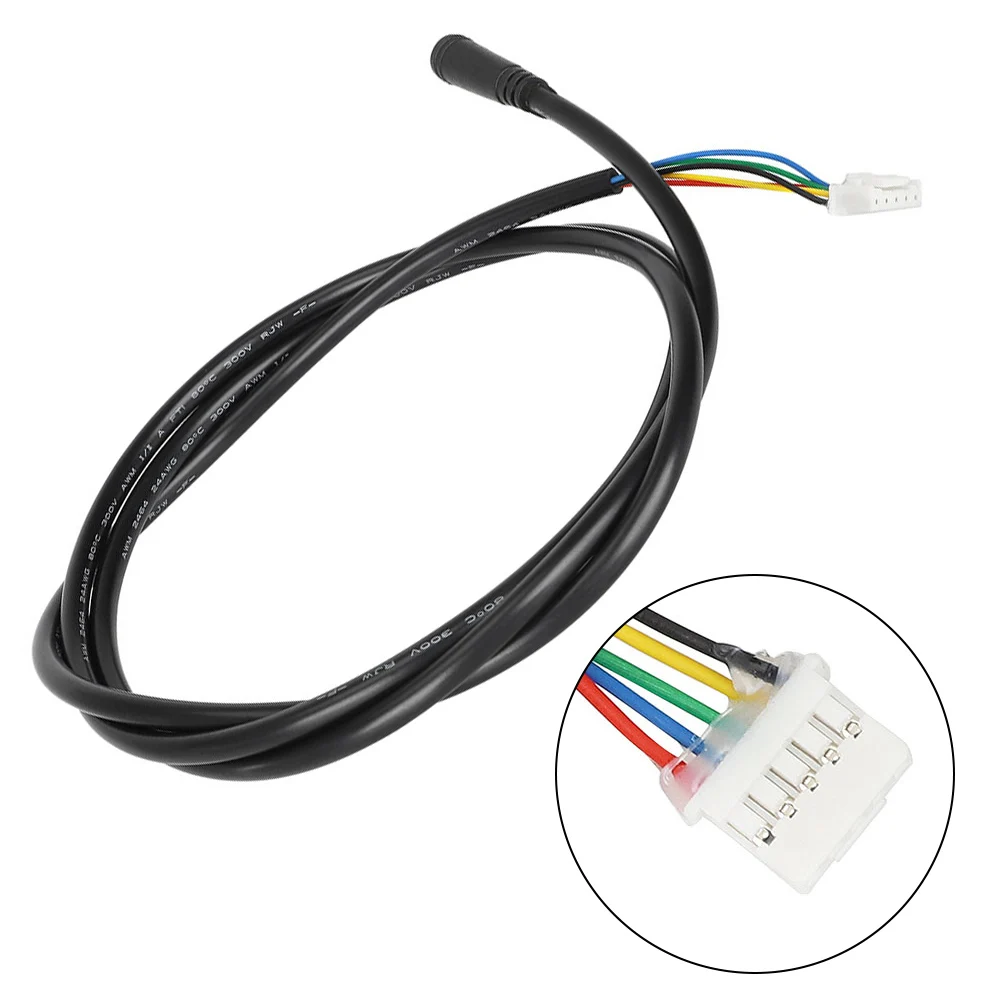 Cable de datos para patinete eléctrico, Cable de uso Personal, longitud de 65,3 cm, uso a largo plazo, interfaz redonda, diámetro 8,64mm