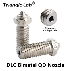 Trianglelab QD Nozzle for Qidi X-Max 3 QIDI X-Plus 3 QIDI X-Smart 3 works Qidi standard 2.5 hotend Embedded hardened steel