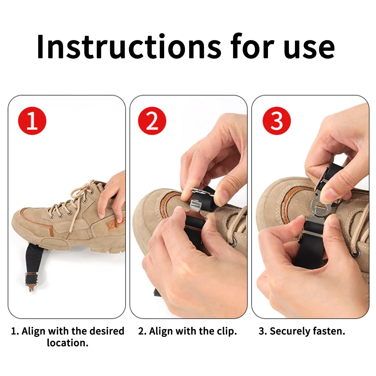 

Противоскользящие накладки для обуви и ботинок с четырьмя усиленными шипами, для мужчин и женщин, для зимних видов спорта на открытом воздухе