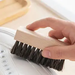 Dirt Removal Shoe Brush Professional Wood Decontamination Cleaning Brushes Bristle Household Cleaning Brush Household