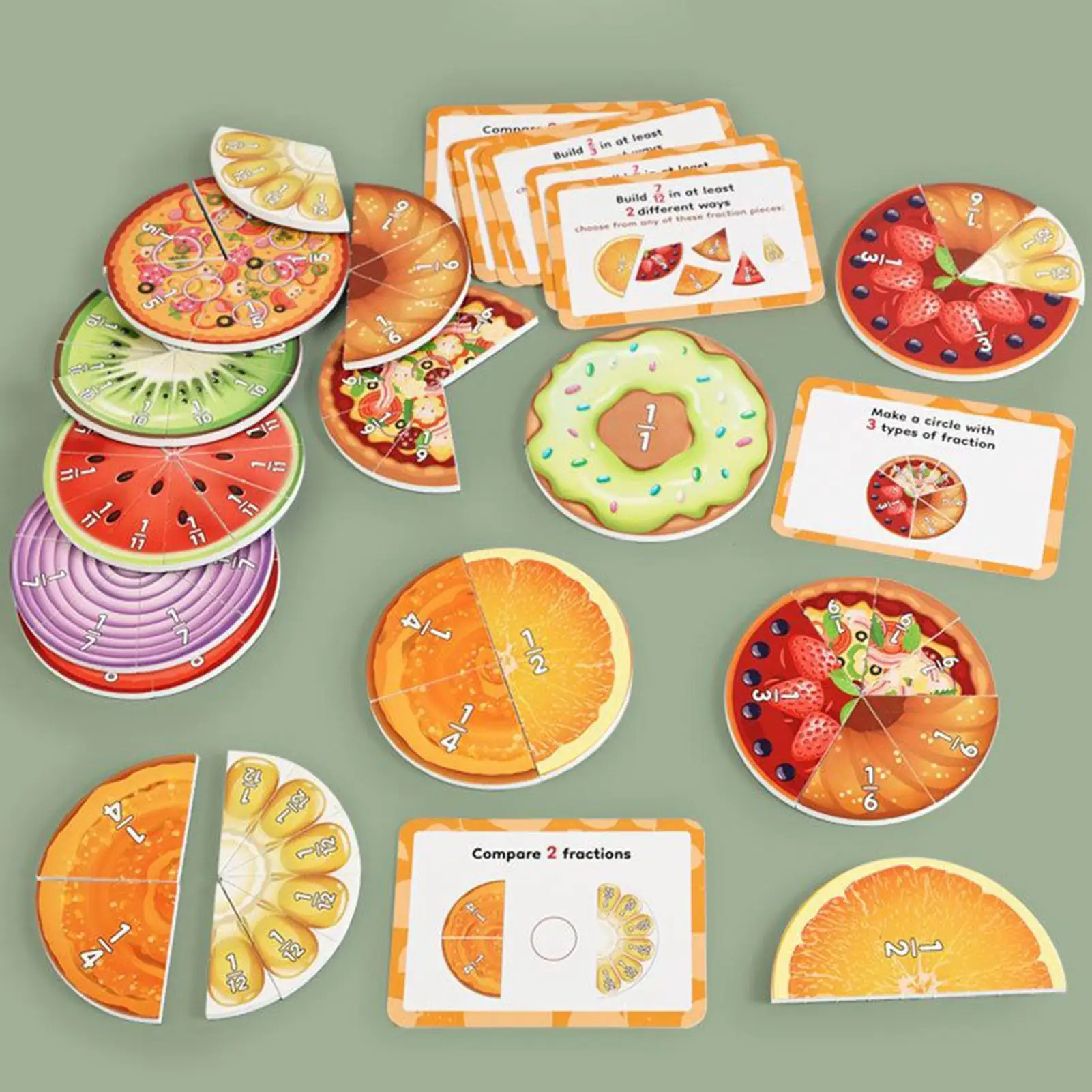 مجموعة أدوات تعلم الرياضيات تحت عنوان الفاكهة ألعاب تعليمية للأطفال أدوات تعليمية لمرحلة ما قبل المدرسة #2