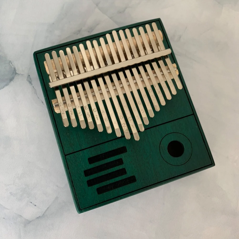 

1 set 1 Set 17 Keys Thumb Piano Portable Kalimba Hand Piano 17 Tones Wooden Square Musical Instrument For Adults (Blue)