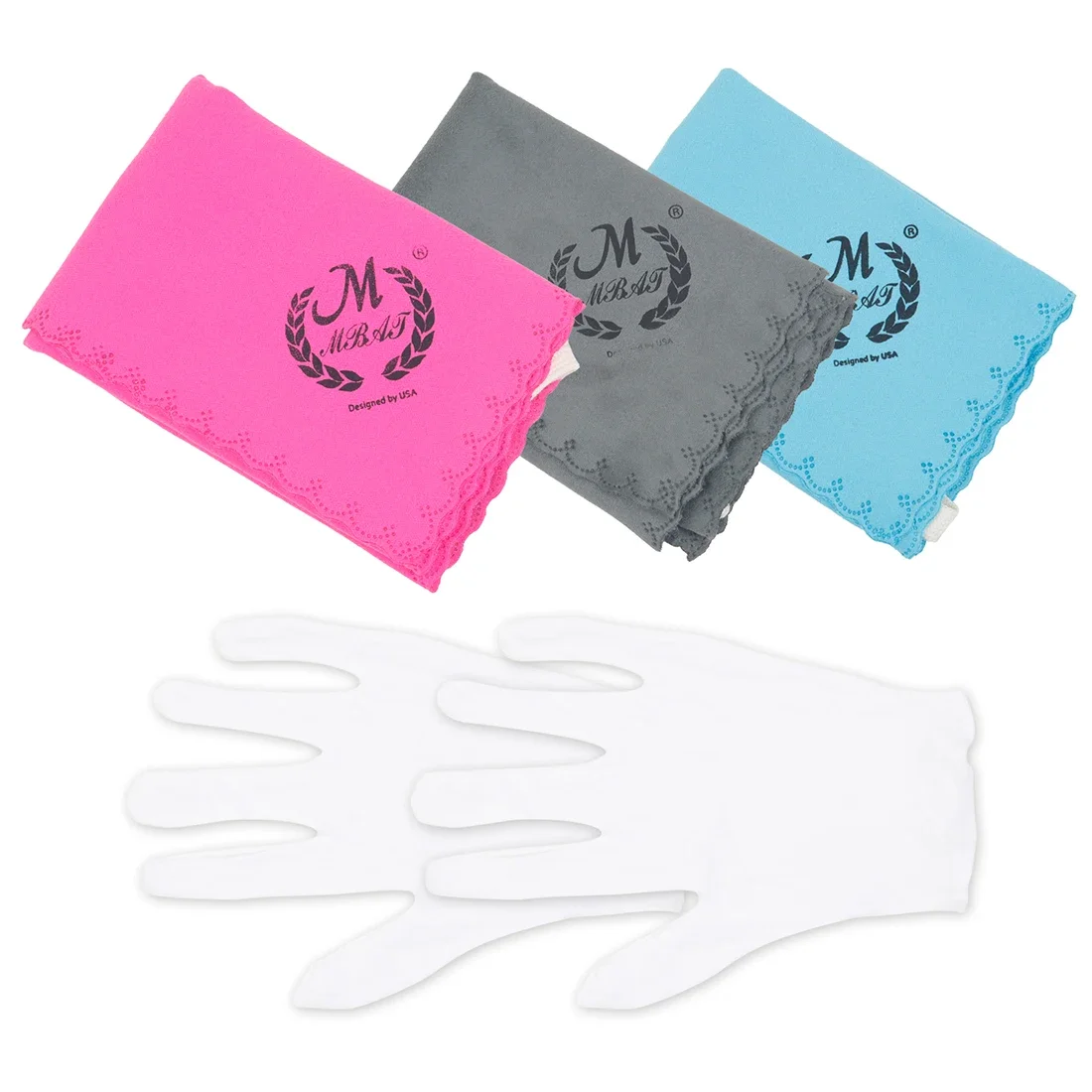 M MBAT Cleaning Cloths Gloves Professional Musical Instrument Cleaning Tools Foldable Flexible Instrument Parts Accessories