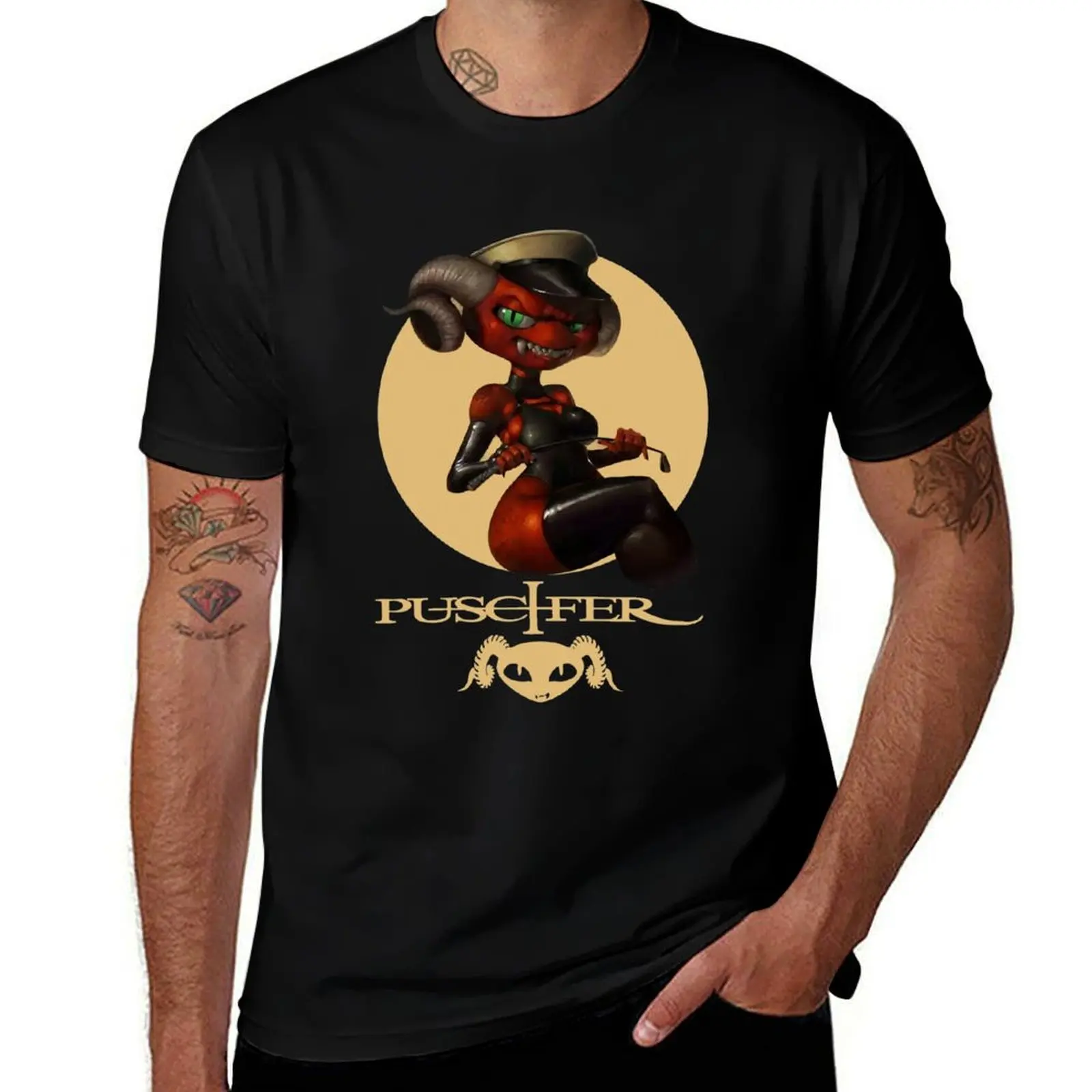 Picture Puscifer rock music T-Shirt blacks basketball graphic tees custom t shirt t shirt men 100℅ cotton