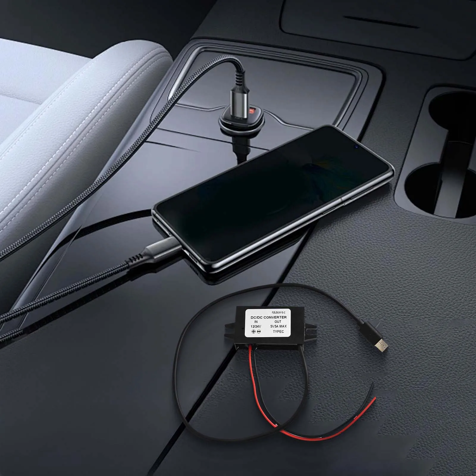 

Преобразователь напряжения 12В/24В, 5А, с защитой от низкого напряжения, перегрева и перегрузки по току, понижающий модуль