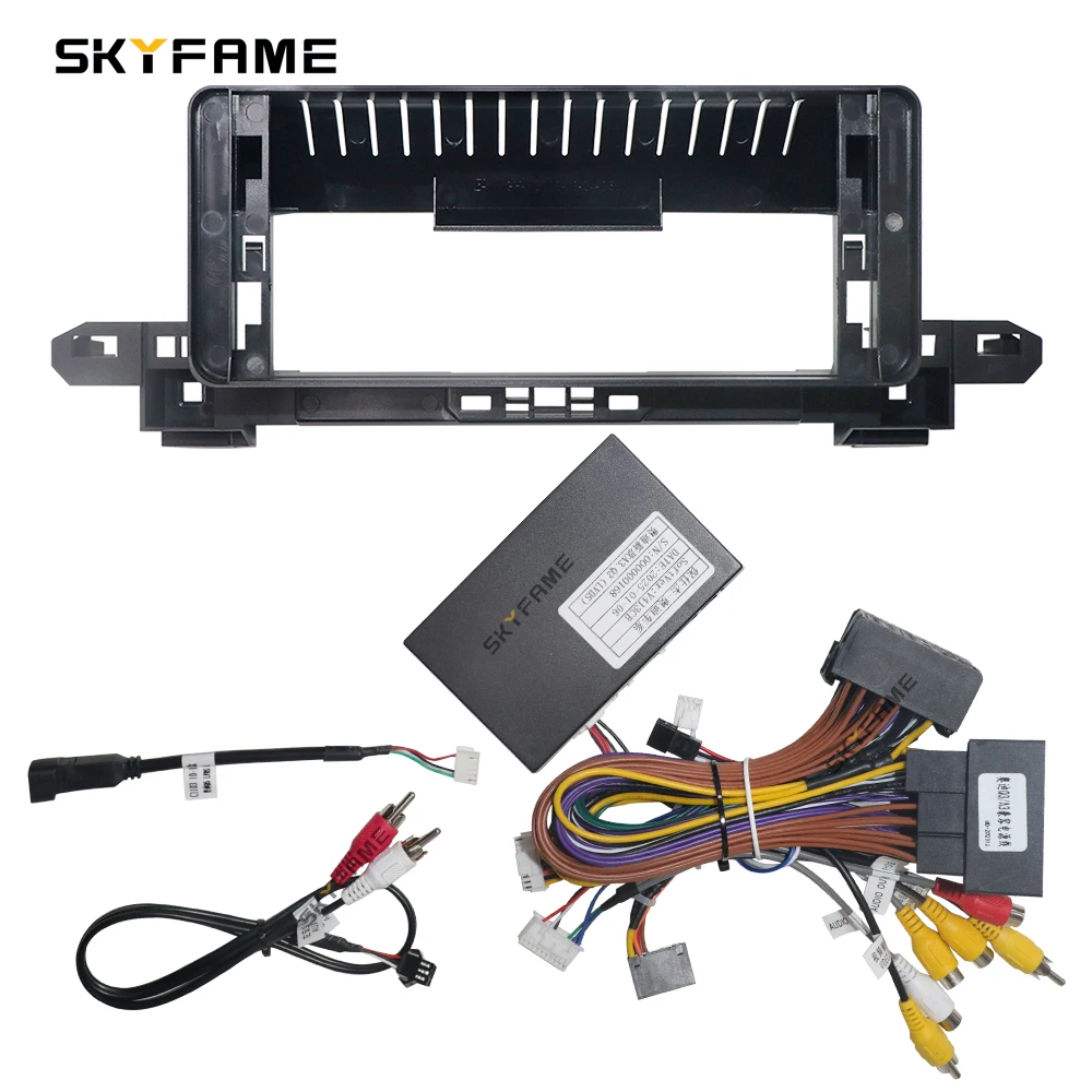 

SKYFAME 12.3 Inch Car Frame Fascia Adapter Canbus Box Decoder Android Radio Dash Fitting Panel Kit For Audi Q5
