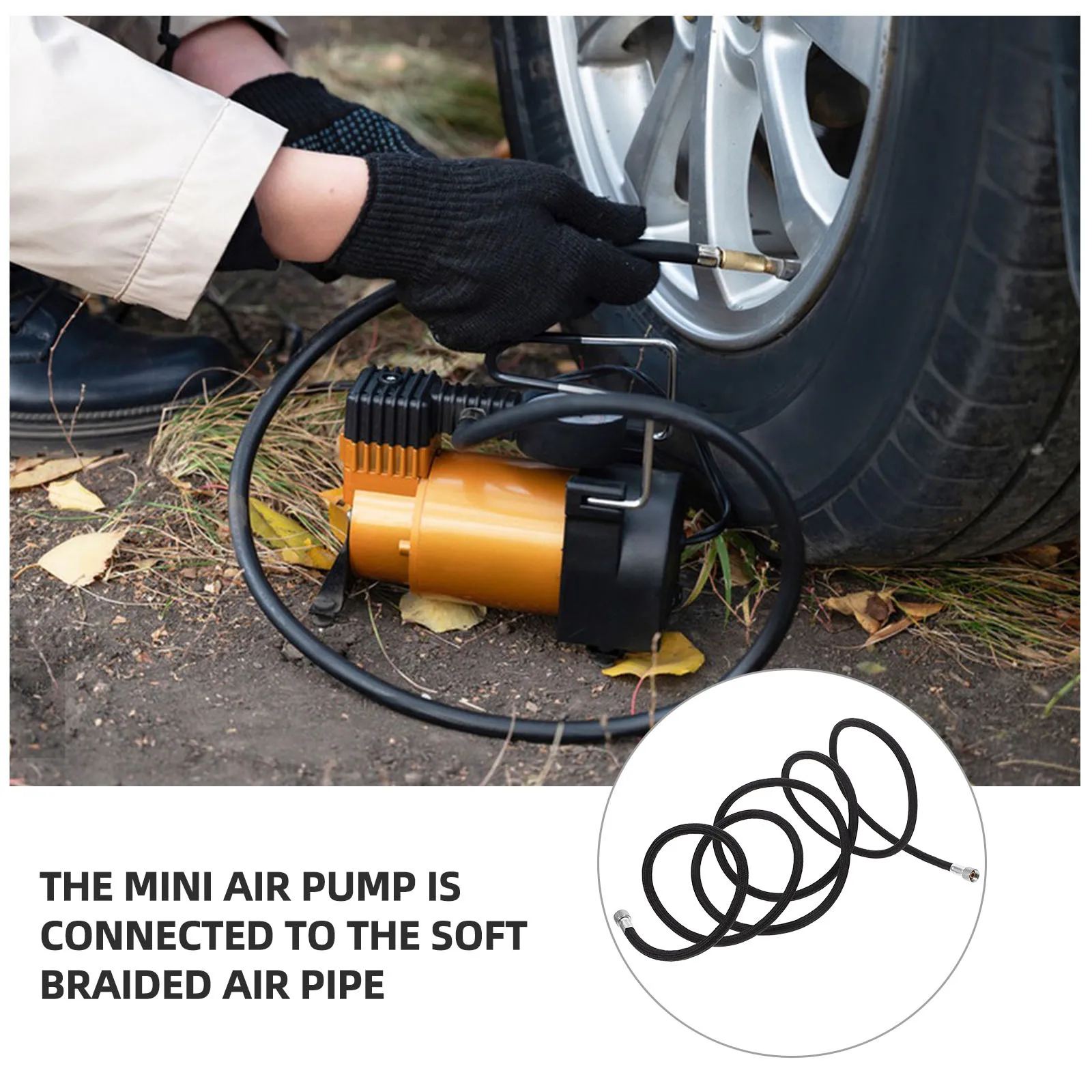 

Braided Airbrush Hose Flexible Replacement For Spray Brush Pottery Painting Durable Airbrush Pigment Tubing Practical