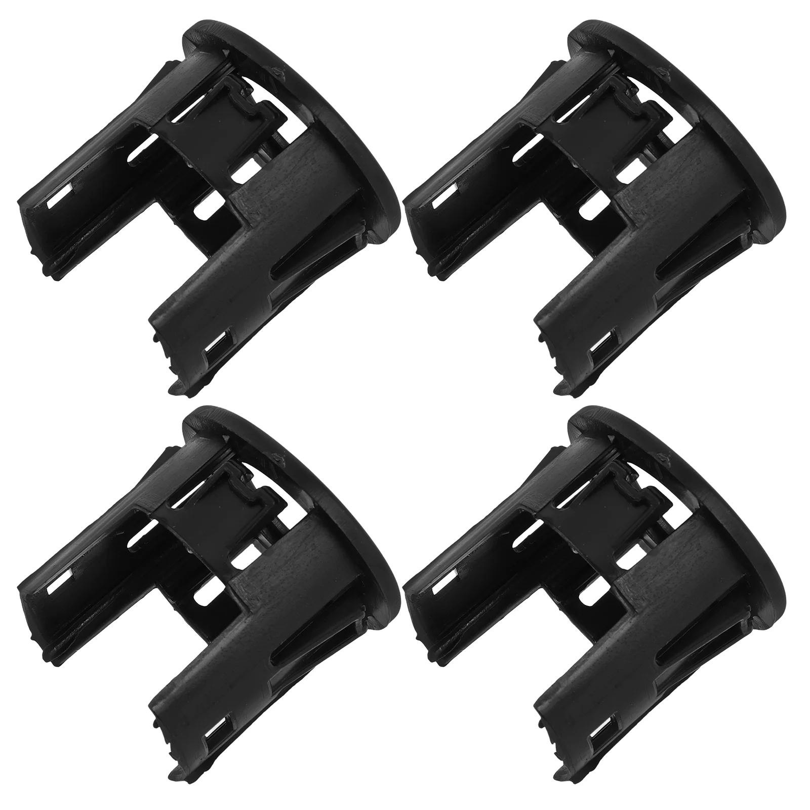 4 Pcs Sensor Bezel Parking Aid Bracket Assembly Assist Bezels Mount Holder Rear Bumper Support