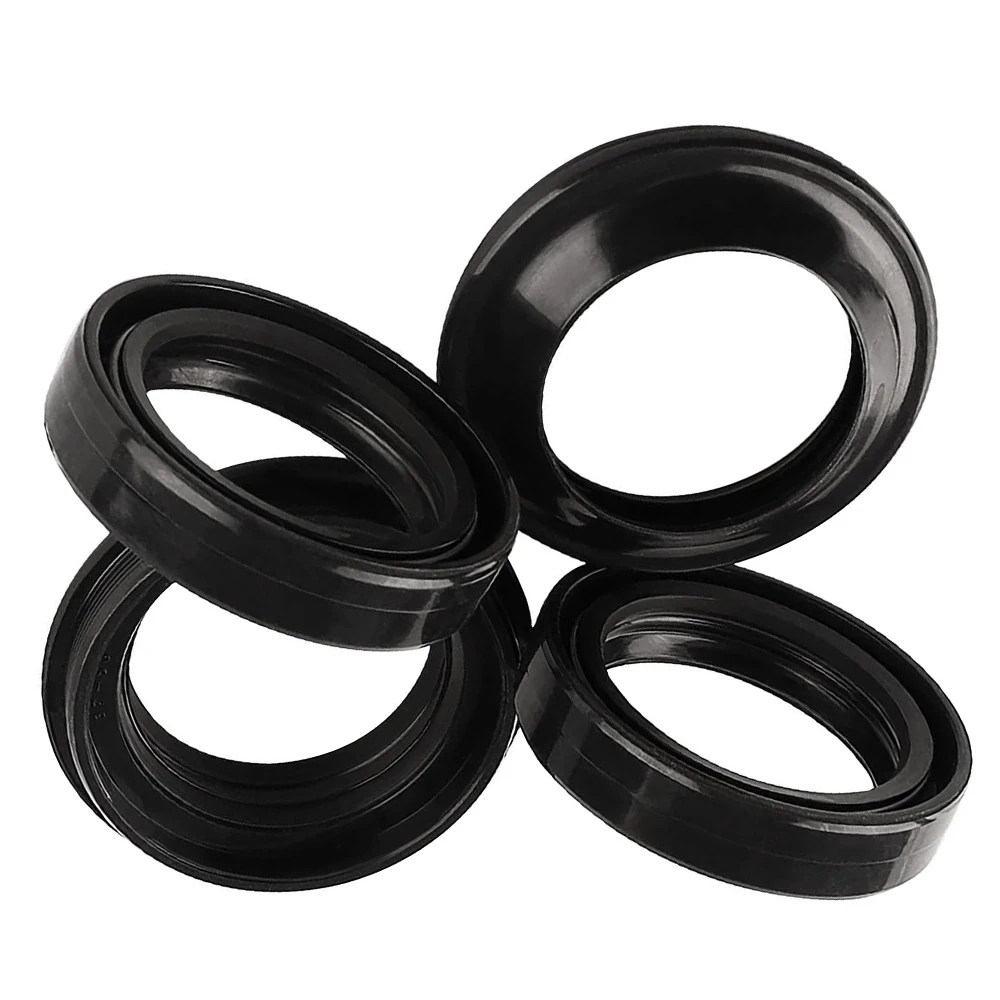 4 Pcs 37x50x11MM Motorcycle Parts Black Front Damper Shock Absorber Fork Oil Seal Kit For Honda CBR250RA 2012-2018