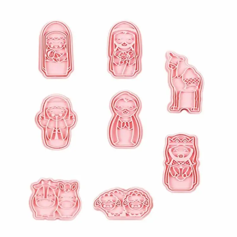 

G6KF Easy to Use Eid Mubarak Fondant Cutter Plastic Baking Mold for Holiday Treats Kitchen Dessert Utensils