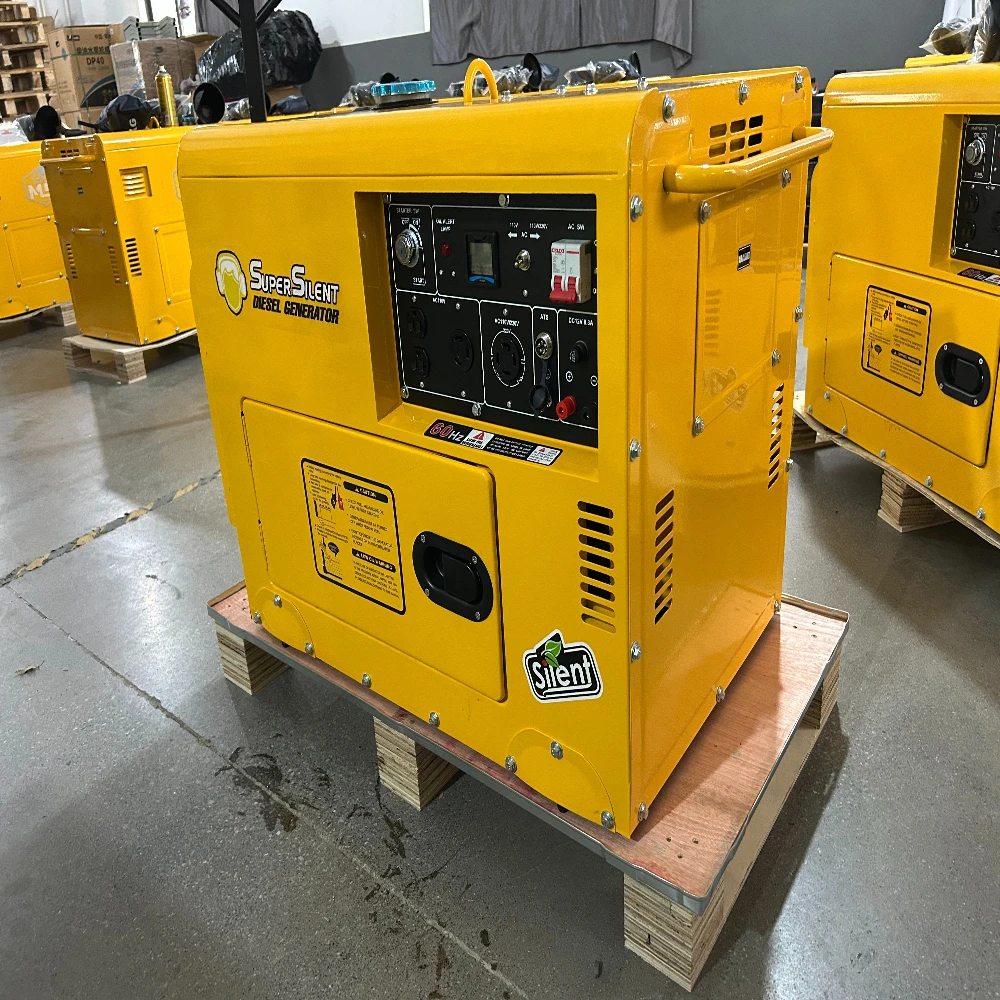 Medical Grade Silent Diesel Generator 8KW/10KVA/20KW Smart Control 50-65dB Open Frame ATS Option IP55 Waterproof 50-60Hz