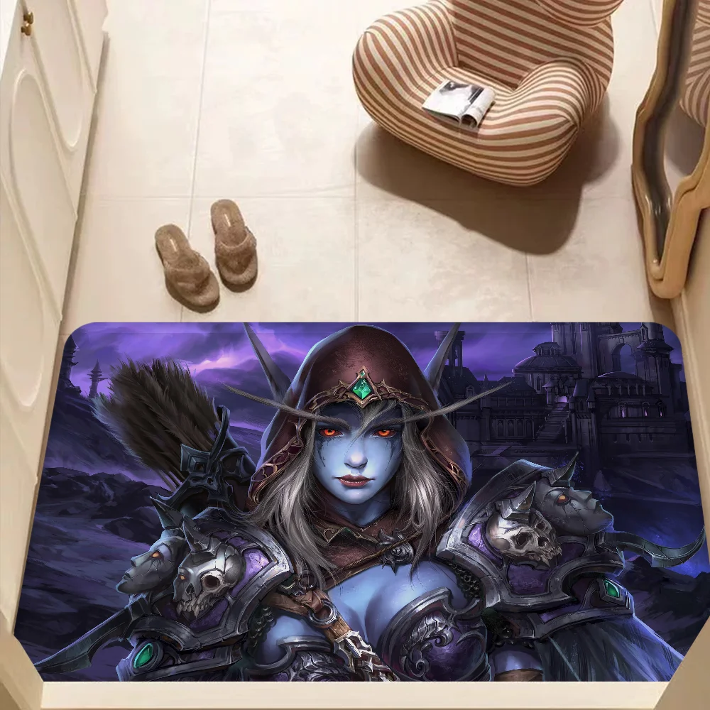 World Of Warcraft Floor Carpet Anti-slip Absorb Water Long Strip Cushion Bedroon Mat Welcome Rug