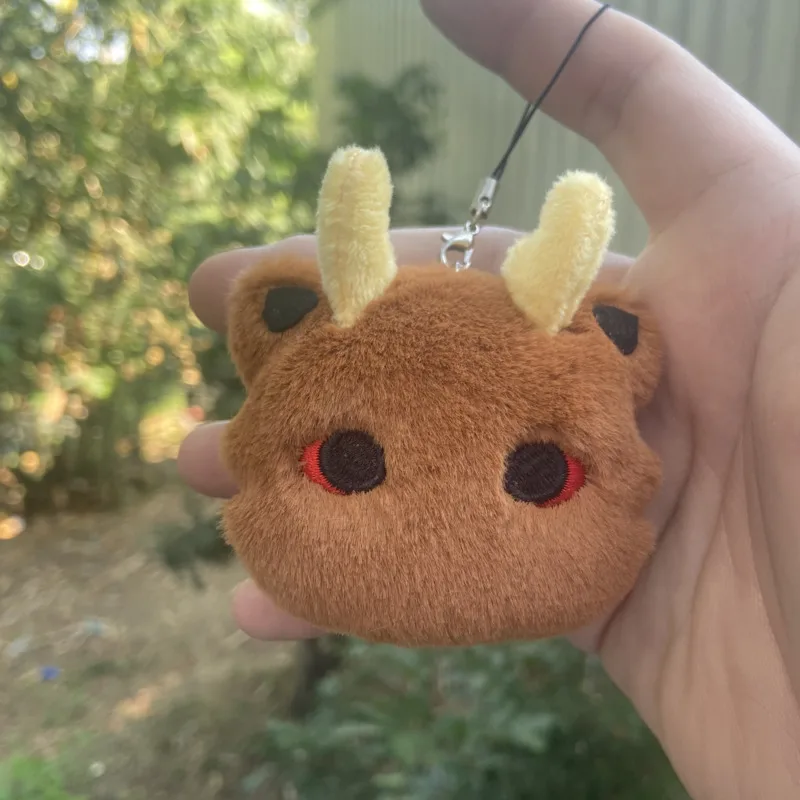 Game Genshin Impact Plush Pendant Xiao Zhongli Wanderer Doll With Sound Keychain Cotton Soft Cartoon Cute Small Toy Keyring Gift