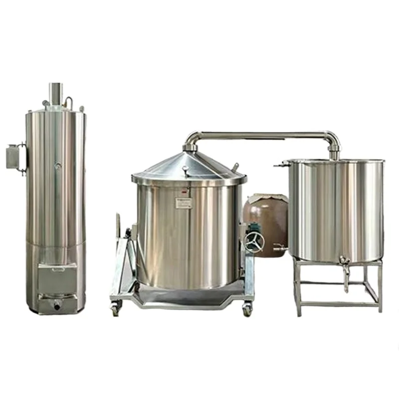 Stainless steel automatic brewing equipment, a full set of commercial household roasting equipment, soju equipment