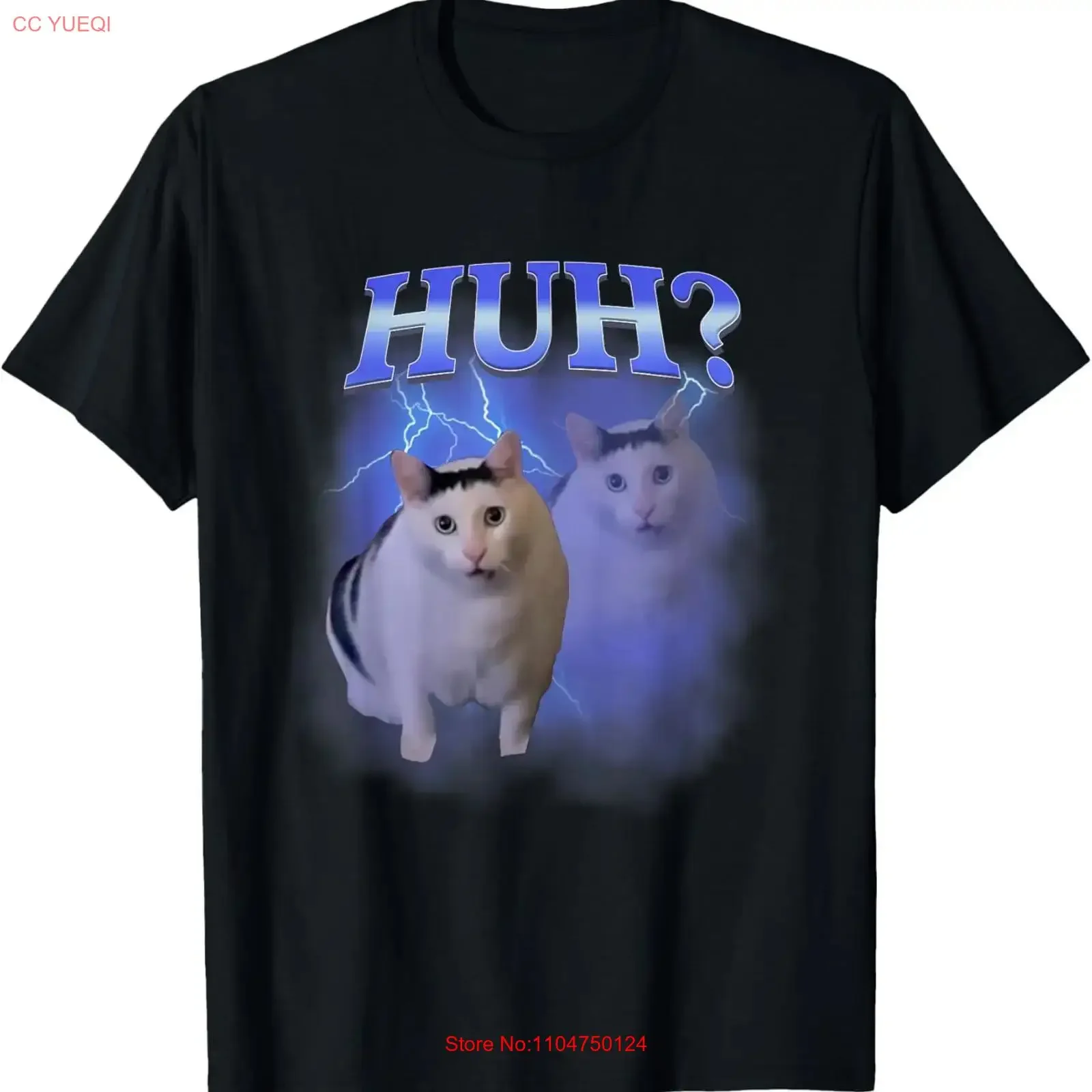Huh Silly Cat Meme Funny Oddly Bootleg Specific Dank Memes T Shirt for Dad vintage Washed Stylish Slightly Stretched
