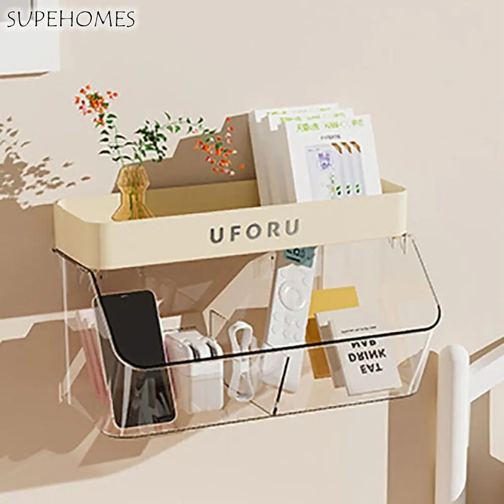 

Wall-mounted Condiment Jar Storage Rack Durable Space-saving Kitchen Organizer Rack Plastic Ginger Garlic Storage Box Bathroom