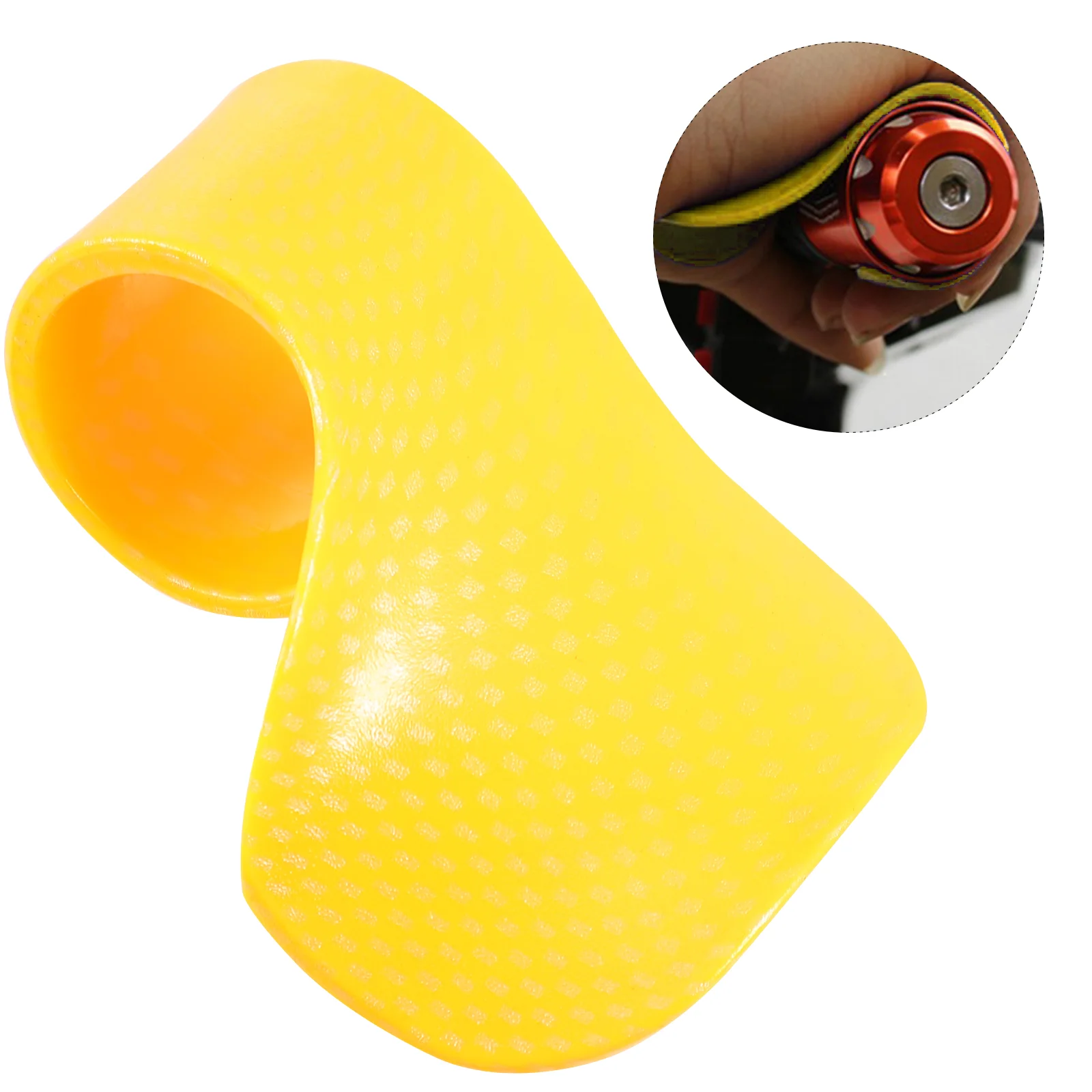 Motorcycle Assist Oil Control Throttle Clip Cruise Grip Controller Grips Yellow