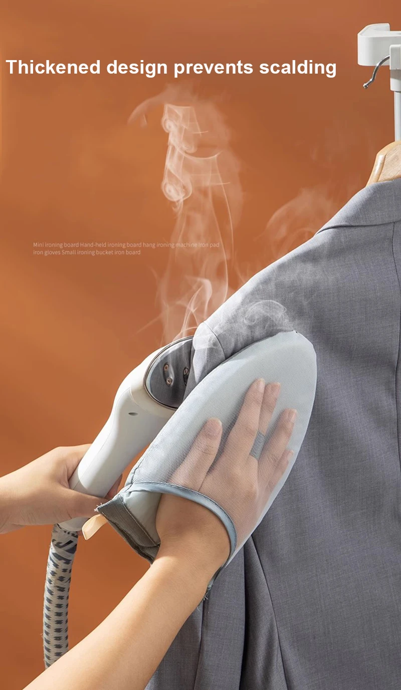 Waschbares Bügelbrett, Mini-Anti-Verbrühungs-Handschuhe, Eisen-Pad-Abdeckung, hitzebeständiges, schmutzabweisendes Bügelbrett für Bekleidungsgeschäft – Detail 4