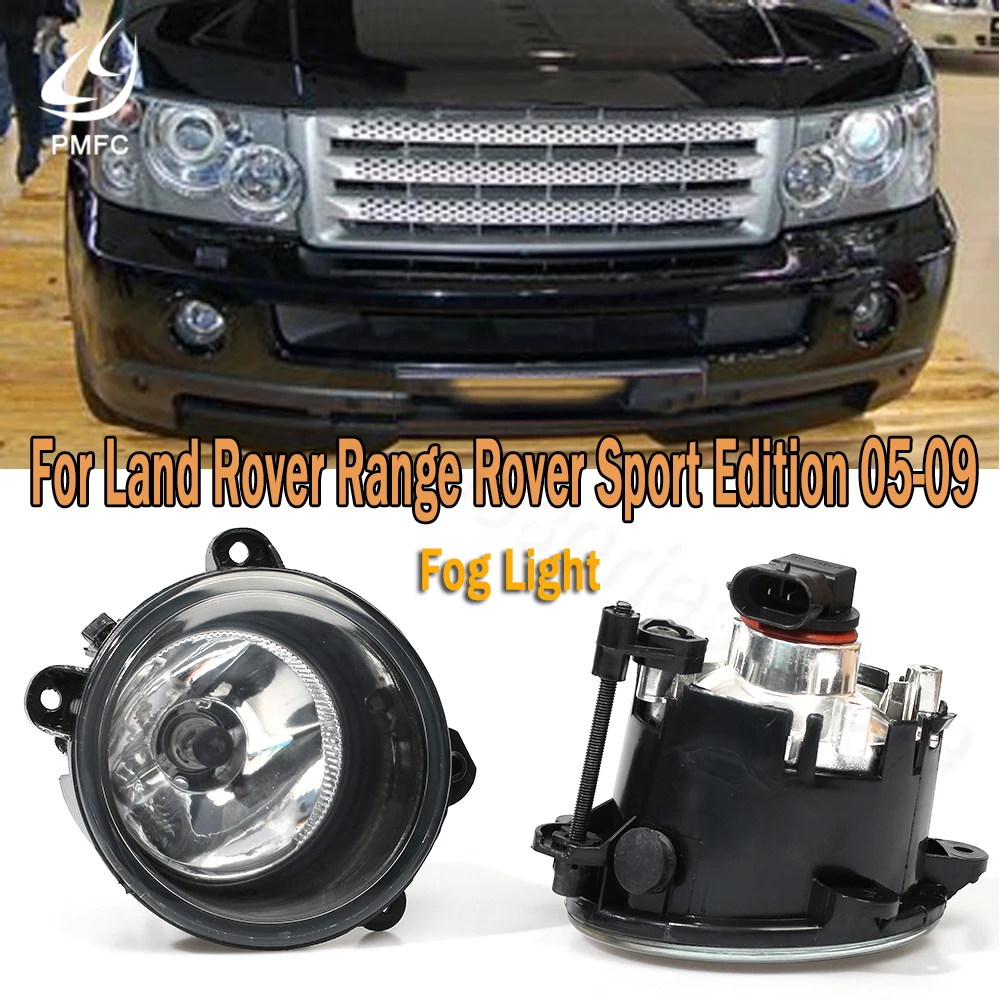 PMFC Fog Light Front Bumper Fog Lamps With Bulb For Land Rover  Discovery 3 LR3 Range Rover Sport Edition 2005-2009 XBJ000080