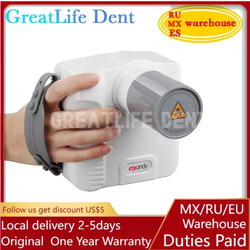 Mexico RU EU In Stock Greatlife Portable Dental X Ray Camera Original HyperLight X-ray Machine Wireless RVG Image Sensor System