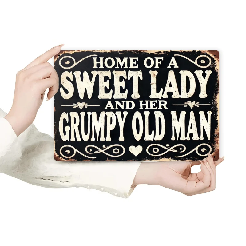 Retro Metal Plaque 