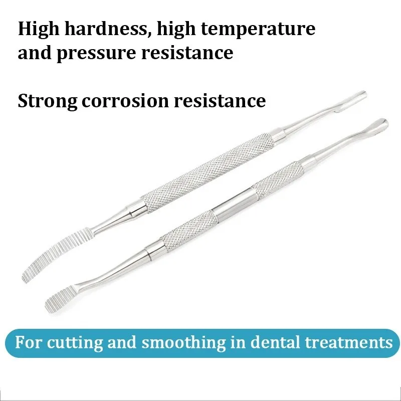 Dental Bone File Stainless Steel Double-headed Tooth Extraction File Dental File Dental Tool