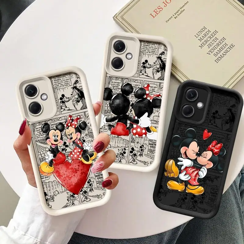 Phone case for Redmi Note 12 13 5G 10Pro cases 11 10 12S 13pro 4G 11S 12ProPlus fundas 11Pro Cover Disney Mickey Mouse Animaton