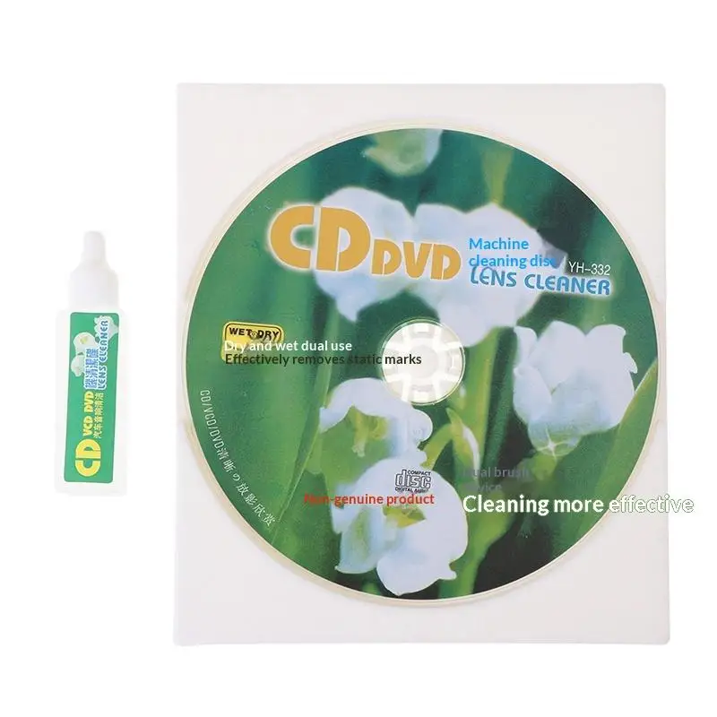 /KQM/Wet/Dry Demagnetizer CD/DVD/VCD Player Lens Cleaner For Audio Video Player Accessories 1 Set