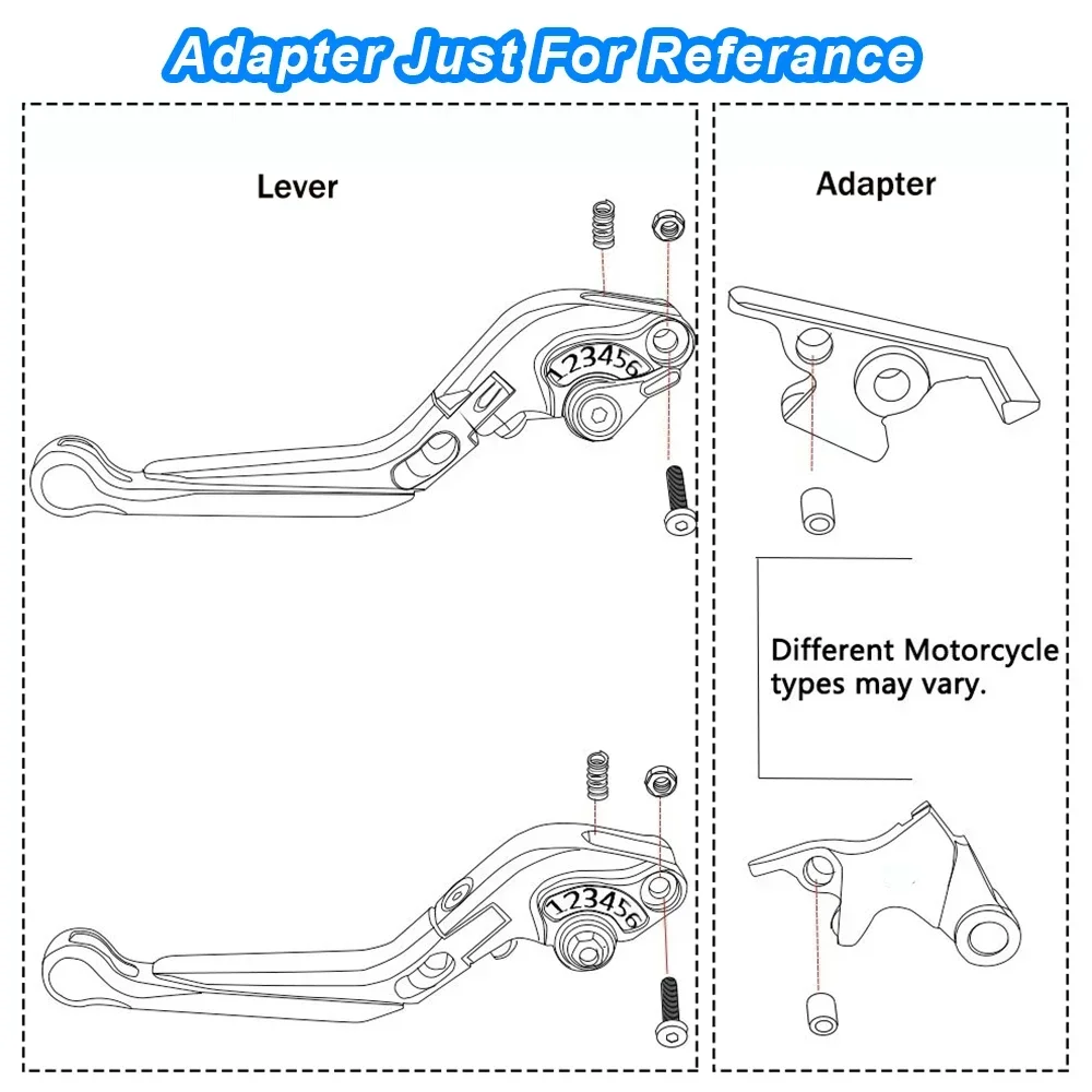 For Yamaha MT-07/MT07/FZ-07 2014-2021 CNC Clutch Lever Brake Lever Set Adjustable Folding Handle Levers Motorcycle Accessories