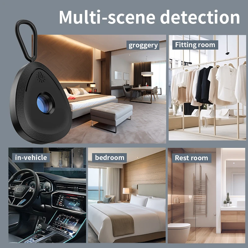 Anti Candid Hidden Camera Detector Infrared Camera Finder Portable Pinhole Lens Detect Gadget Anti-Peeping Security Protection