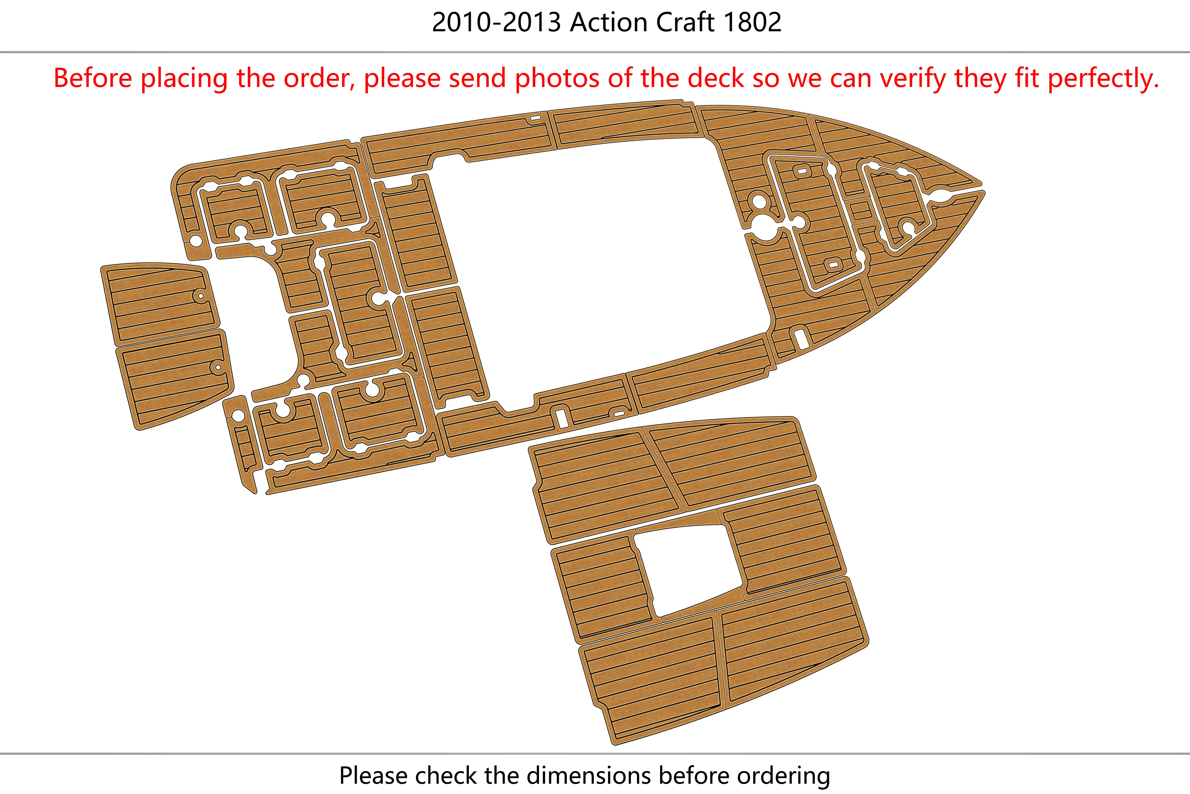 For 2010-2013 Action Craft 1802 1/4