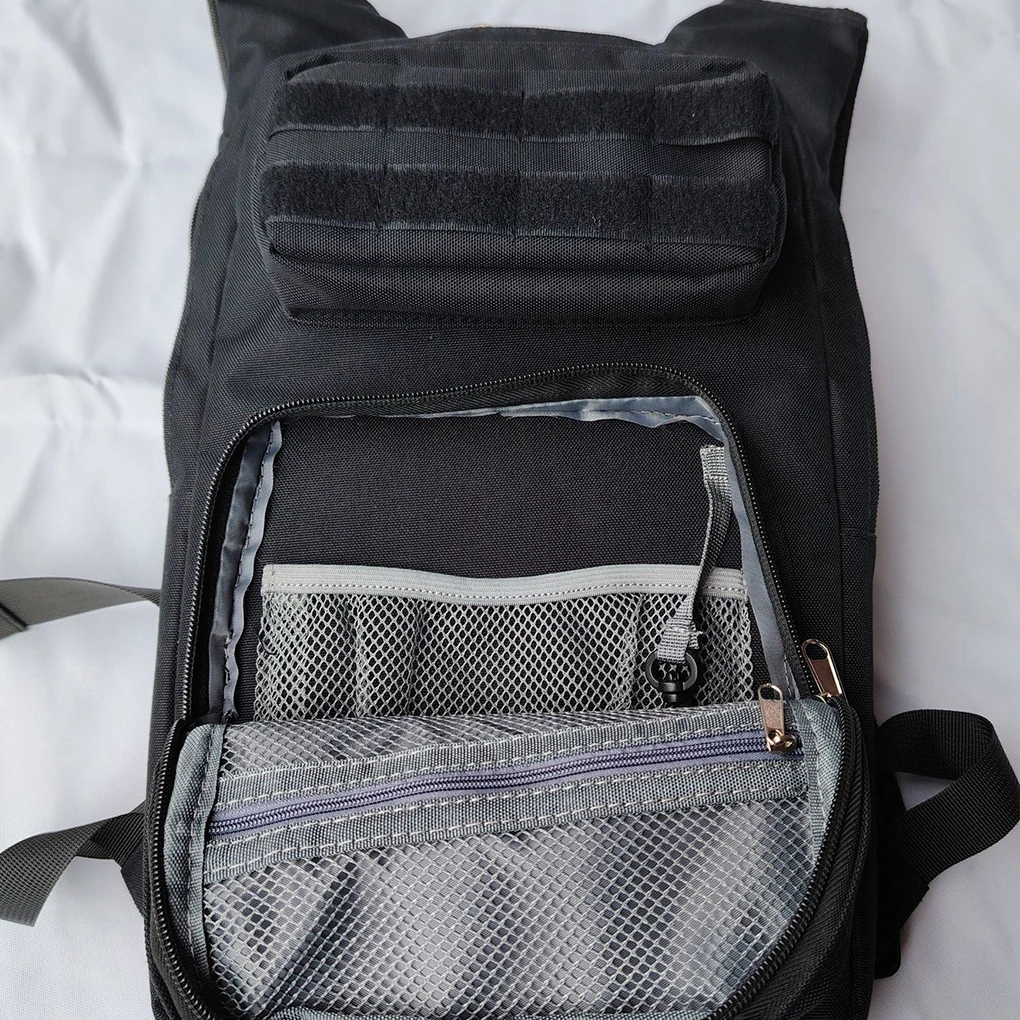Robust Hydration Pack Oxford Cloth Waterproof Backpack Pockets And Breathable Back Comfort For Adventurers Providing