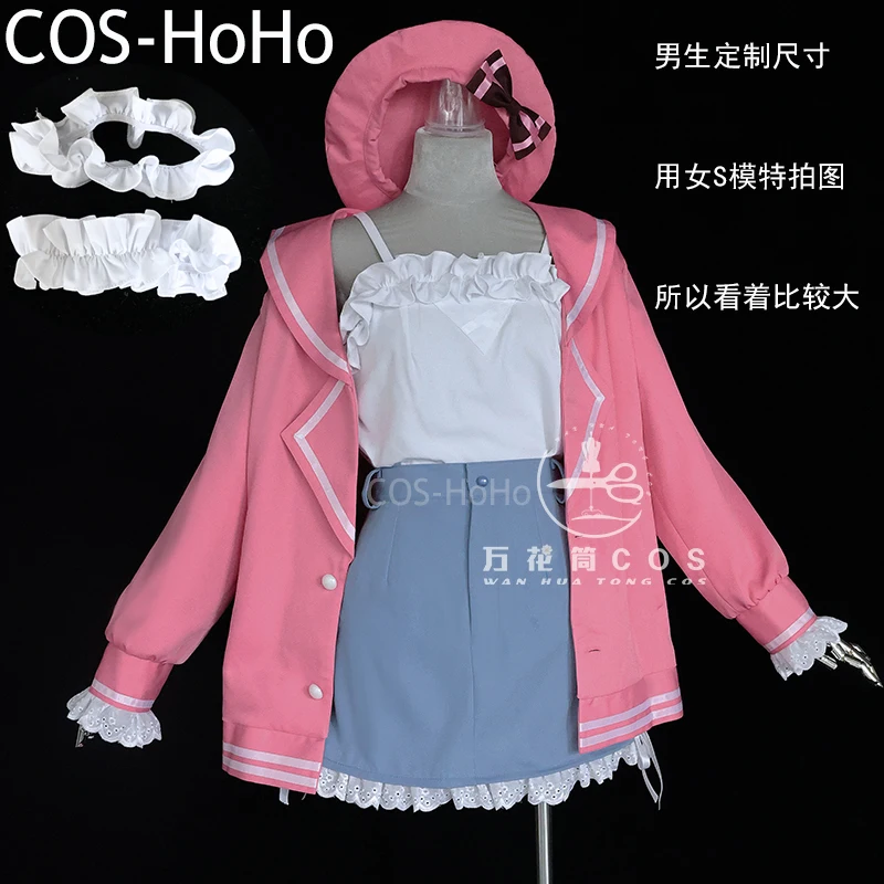 

COS-HoHo Blue Archive Asagi Mutsuki Game Suit Sweet Lovely Uniform Cosplay Costume Halloween Party Role Play Outfit Women