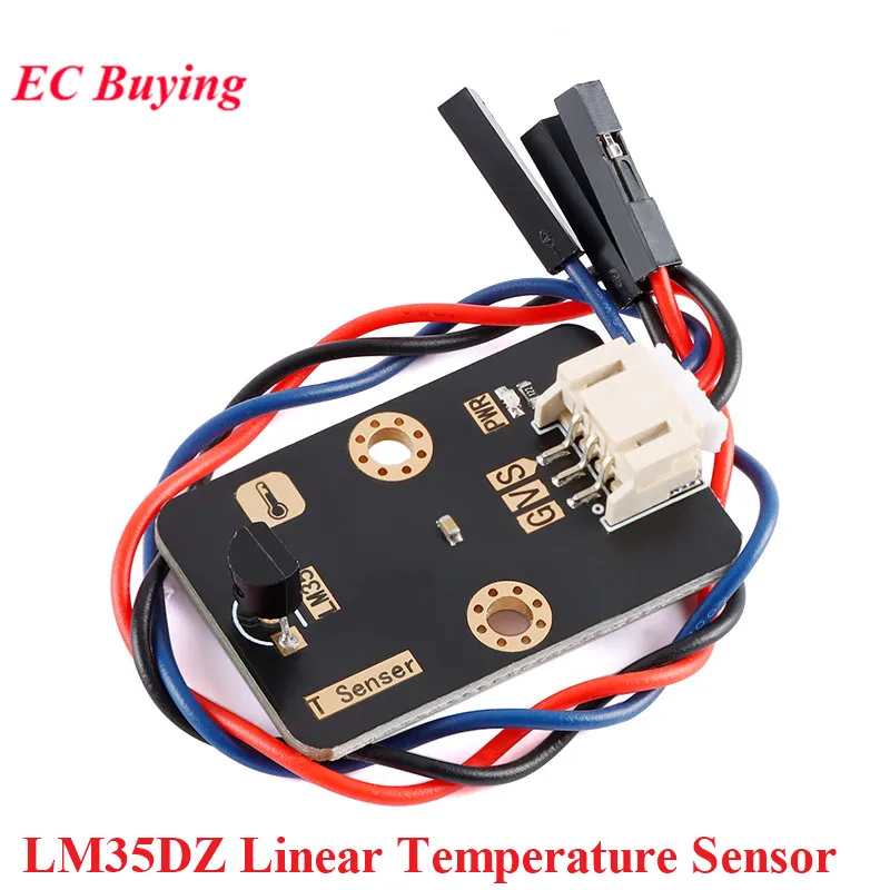 LM35D LM35DZ Digital Linear Temperature Sensor Module 5V Analog Voltage Output LM35 Smart Car PH2.0-3 pin Interface