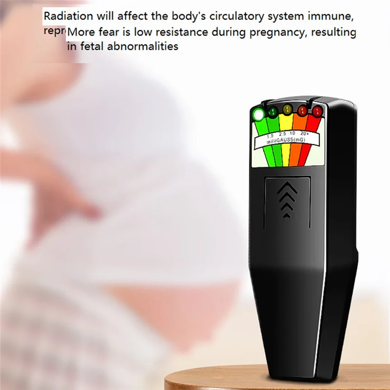 AD41 – Digitaler Strahlungstester für elektromagnetische Felder, K2, tragbares 5-LED-Gauss-EMF-Messgerät für die Geisterjagd, persönlich