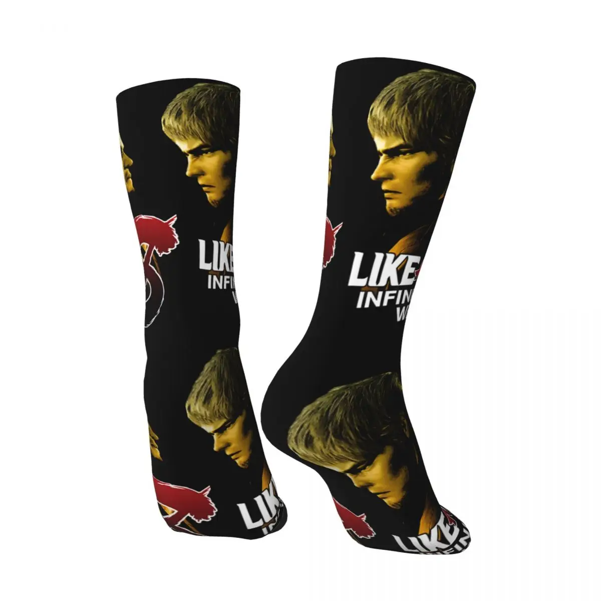 Hip Hop Vintage Core Crazy Men's compression Socks Unisex Y-Yakuza Game Harajuku Seamless Printed Funny Novelty Happy