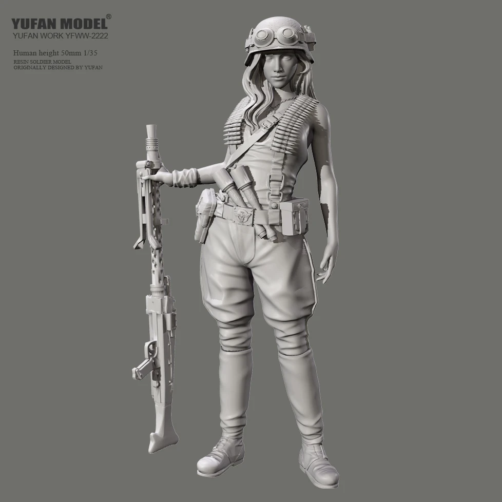 YUFAN MODEL1/35 Resin model kits figure beauty colorless and self-assembledYFWW-2222