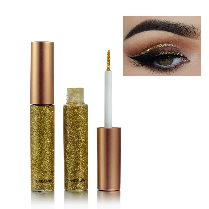 Set Shimmer Eyeliner cosmetici per il trucco colorato brillante Glitter Eyeliner liquido matite a lunga durata strumenti Makeip