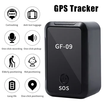 GF09 Mini GPS Tracker localizzatore di dispositivi antifurto per auto registrazione vocale Tracker per veicoli Download APP Anti-smarrimento per bambino Pet Cat Dog