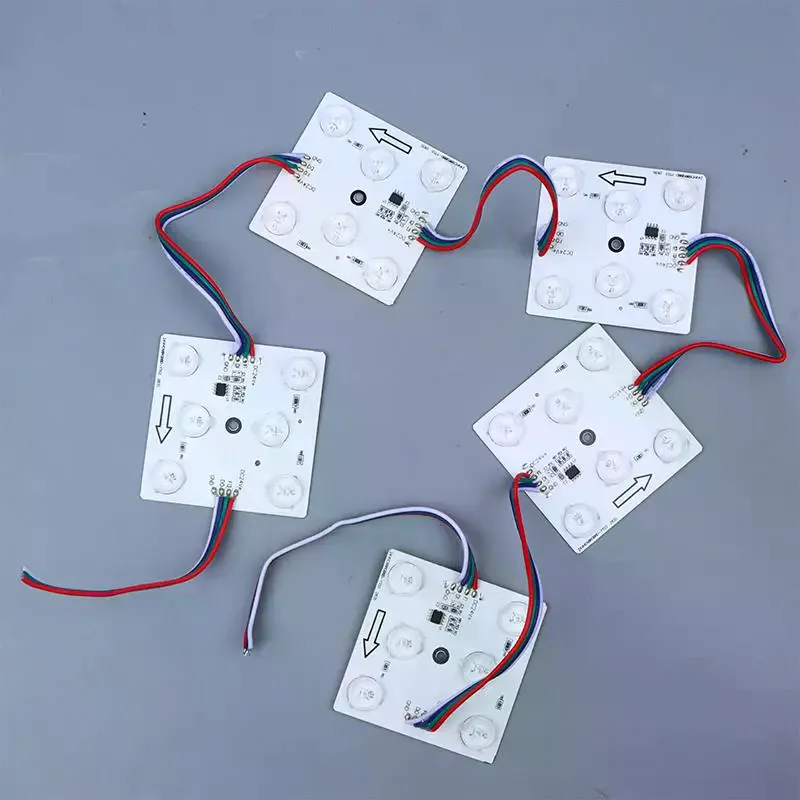 24V Dimmable CCT LED Module 5 Pack High Brightness for Ceiling Advertising Display Light Box Decoration