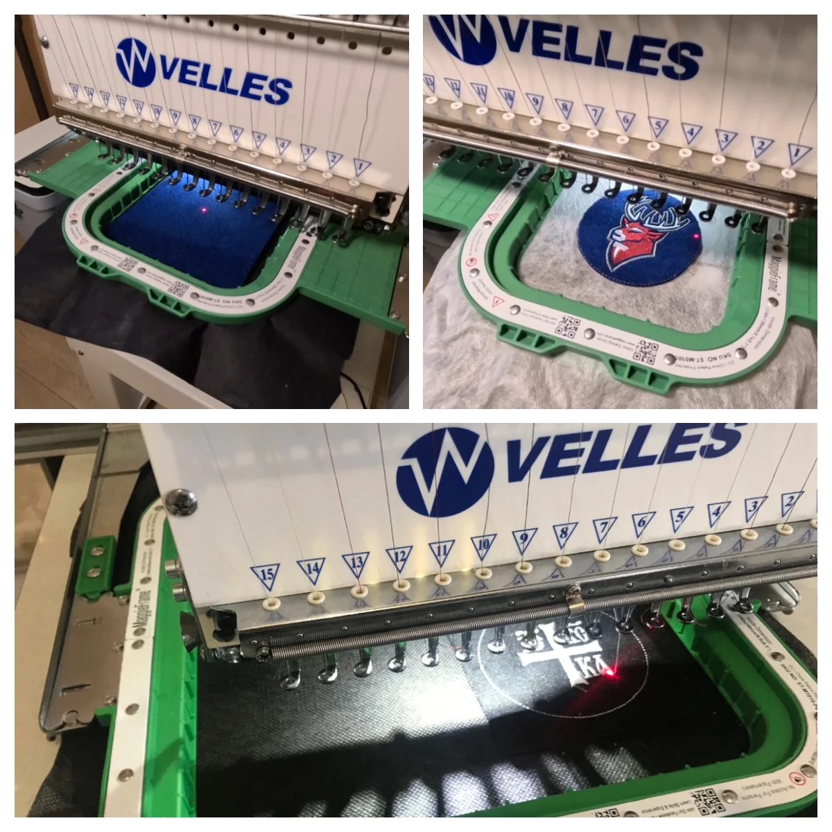 

MaggieFrame Mighty Hoop Магнитный пяль для вышивания Hoop Master подходит для машин VELLES VE1001 VE1200 VE1500 VE500 VE1502