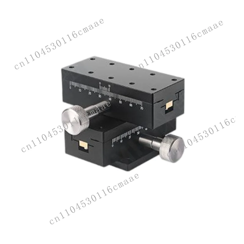 X-axis dovetail slot slide precision gear rack manual long stroke platform three-axis translation bearing 6HH1