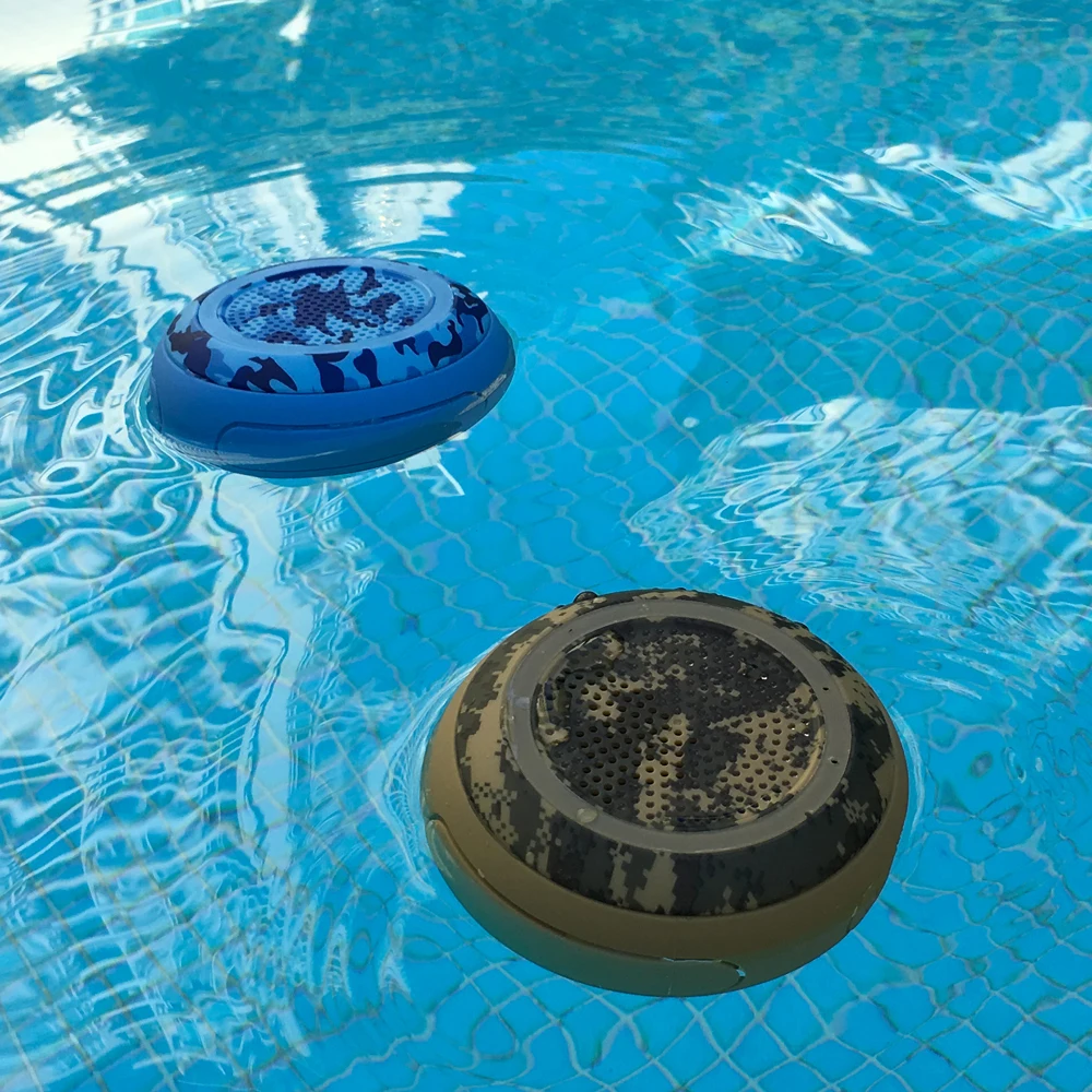 To IPX7 Deep Bass Swimming Speaker Pool Floating TWS Bluetooth Speakers Wireless Waterproof stereo for Outdoor TF Power