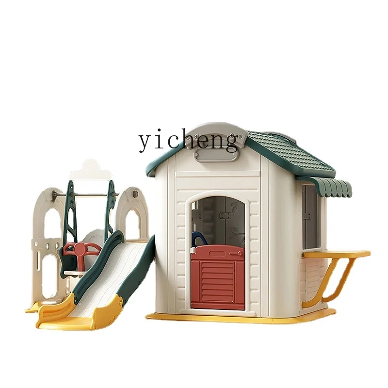 YY-Maison de jeux pour enfants, toboggan d'intérieur, balançoire, jouets de jardin d'enfants