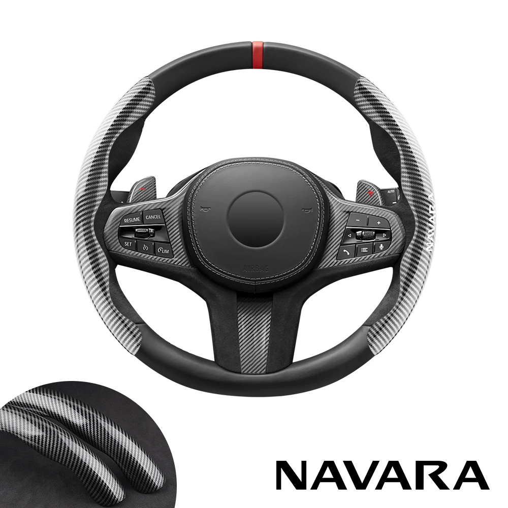 for Nissan navara np300 at32 rhd pro-4x n-trek car steering wheel cover car accessories