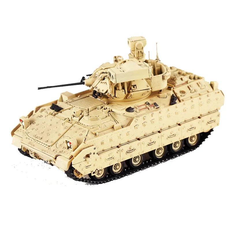 American M2A3 Bradley Infantry Fighting Vehicle 63075 Bradley Desert 1/72 Scale Finished Military Model Collection Ornament